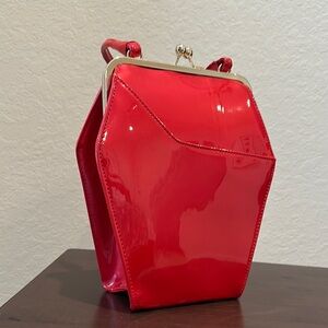Tatyana To Die For Red Patent Leather Purse